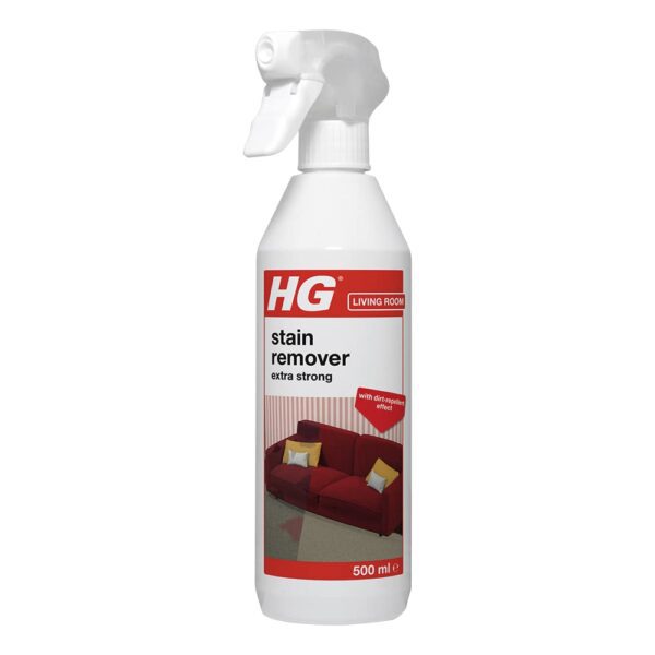 HG Stain Remover Extra Strong, Carpet Cleaner Spray & Upholstery Cleaner by HG Cleaning Products- 500ml