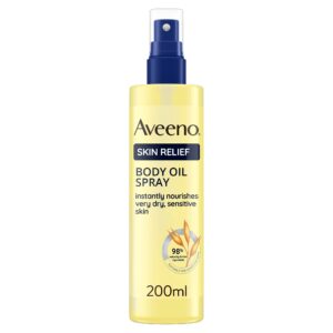 Aveeno Skin Relief Body Oil Spray | Hydrating & Soothing for Dry, Sensitive Skin, 200ml