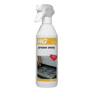 HG Grease Away Cleaner, Simple & Strong Kitchen Degreaser, Multi Use for Any Surface, Removes Fat & Oil Easily - 500ml Spray