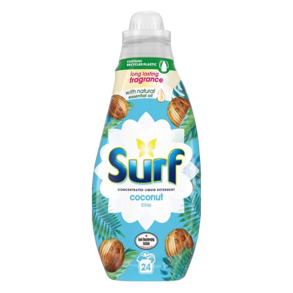 Surf Coconut Bliss Concentrated Liquid Detergent, 24 Washes, 648ml