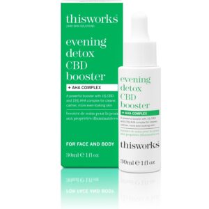 This Works CBD Skin Booster – 1% CBD & 15% AHA Complex, 30ml