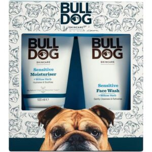 Bulldog Skincare Sensitive Duo Giftset for Men | Moisturiser & Face Wash