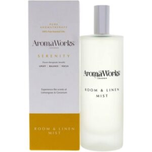 AromaWorks Serenity Room Mist 100ml - Calming and Restorative Aromatherapy