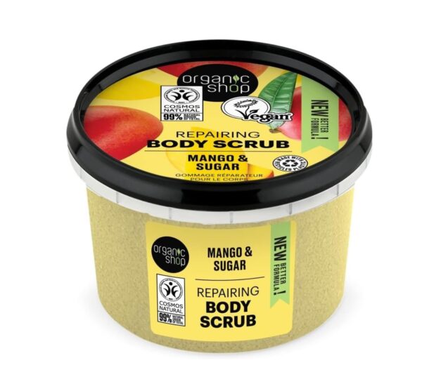 Organic Shop Repairing Body Scrub Mango & Sugar | 250 ml