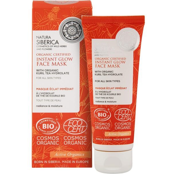 Natura Siberica Organic Certified Instant Glow Face Mask for All Skin Types - 75ml