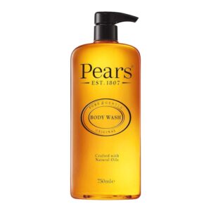 Pears Pure & Gentle Body Wash 750ml | Made with Natural Oils | Soap-Free, Nourishing, & Moisturizing