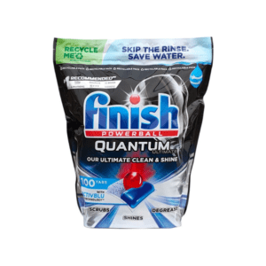 Finish Powerball Ultimate All In 1 Dishwasher Tablets (100T) – 1.29kg | Powerful Cleaning with ActivBlue Technology