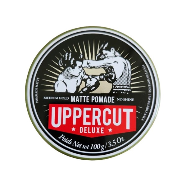 Uppercut Deluxe Matte Pomade 100g | Medium Hold, Natural Matte Finish, Easy Wash