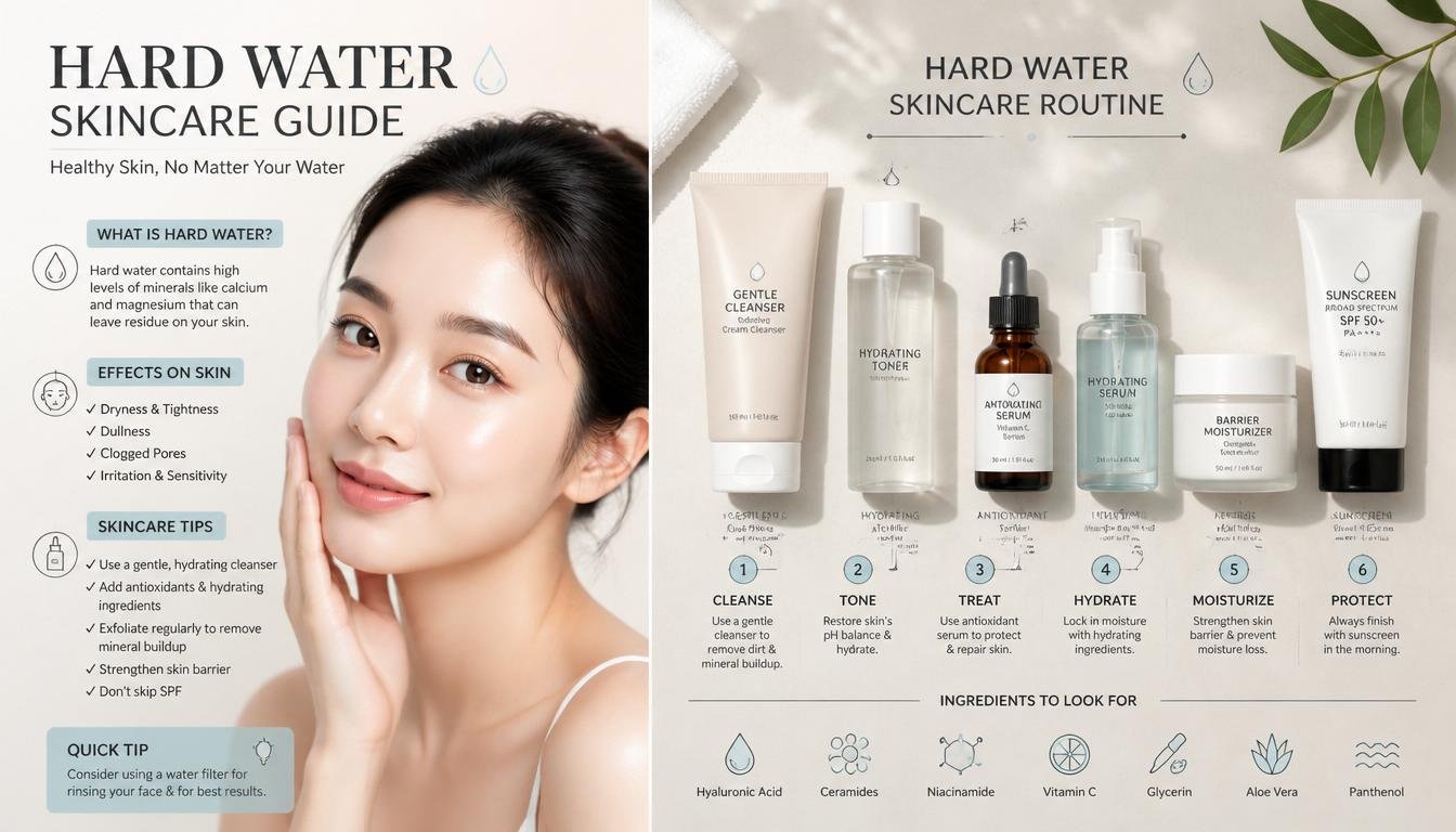 Hard water skincare guide for UK skin — Qobey