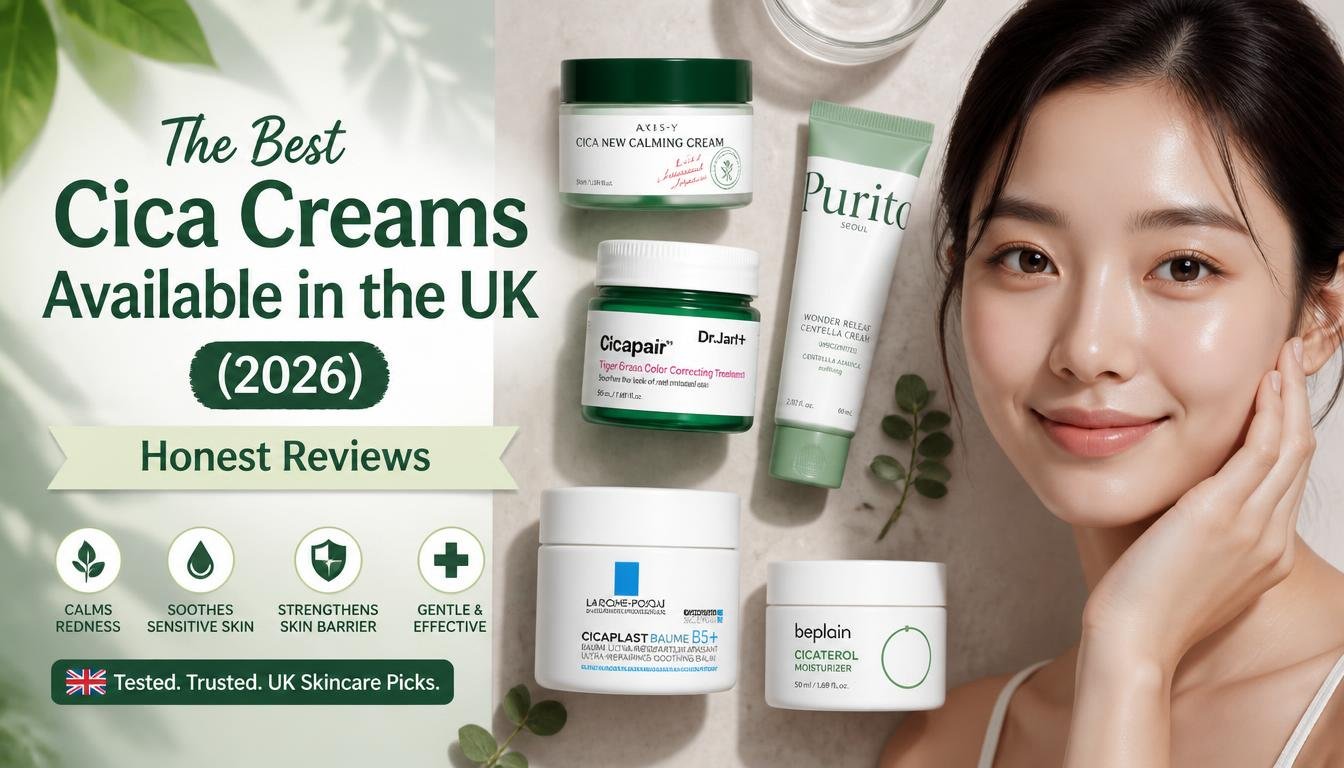 Best cica creams UK 2026 — tested and reviewed by Qobey