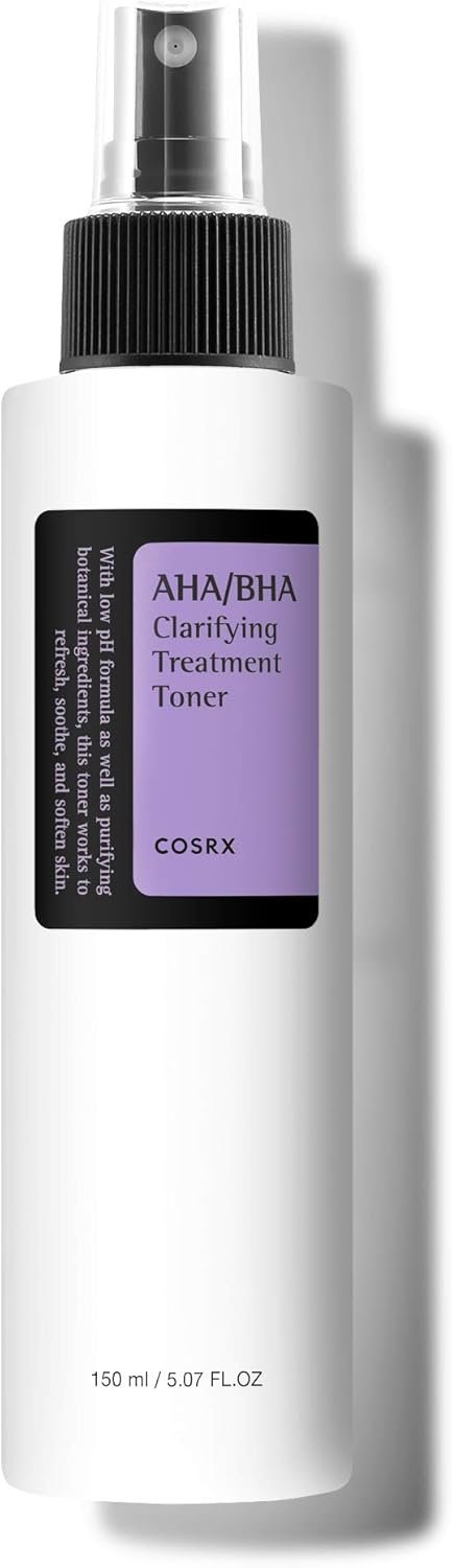 AHA, BHA & PHA — Chemical Exfoliation for UK Skin (2026) % COSRX AHA/BHA Clarifying Treatment Toner