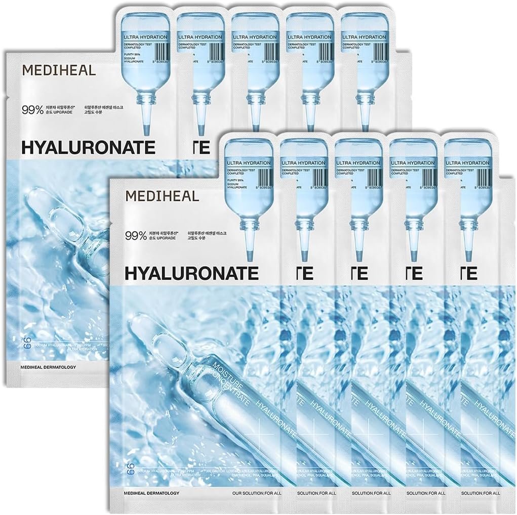MEDIHEAL Hyaluronic Acid Essential Face Sheet Mask 10 sheets