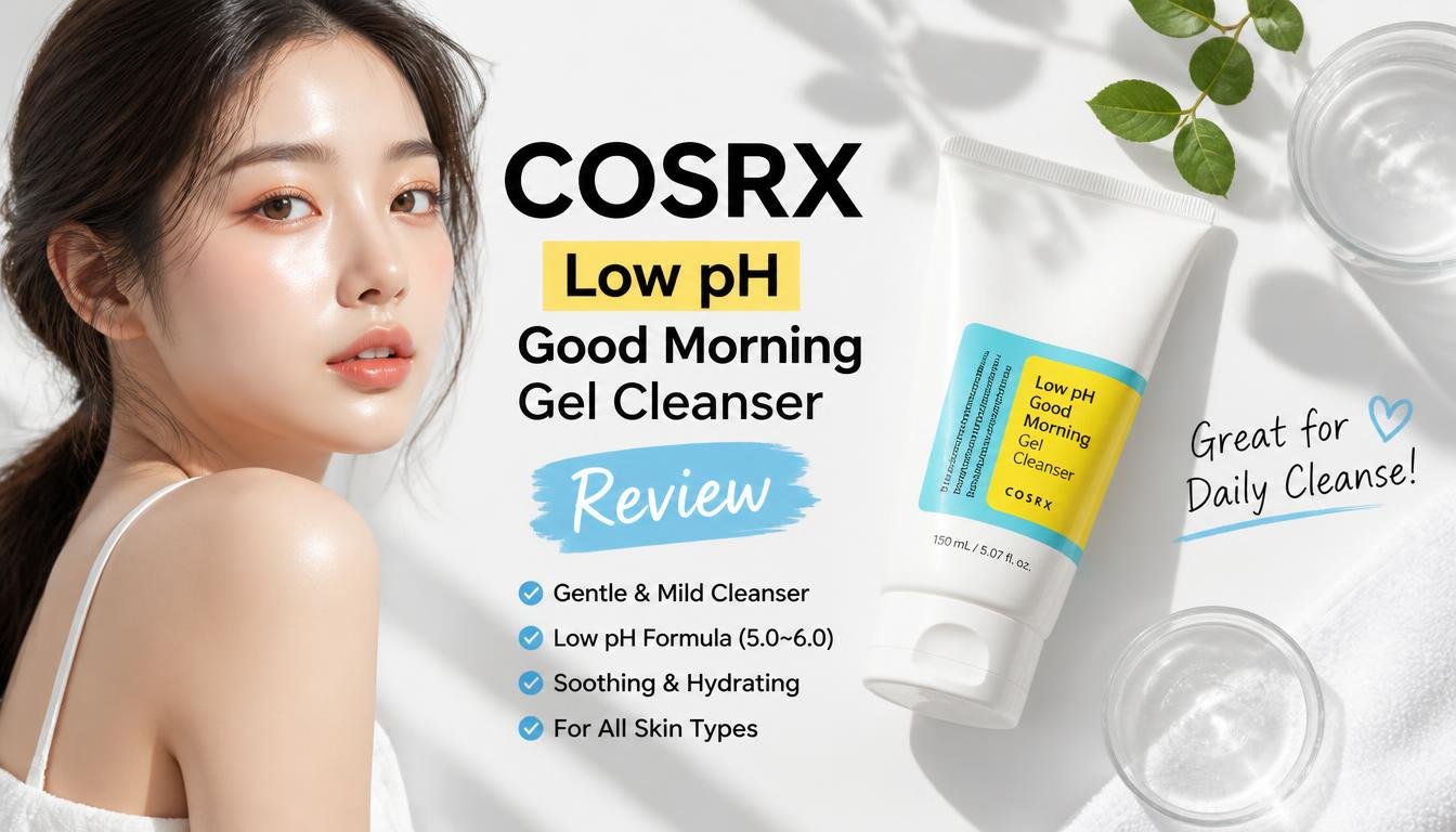 COSRX Low pH Good Morning Gel Cleanser review UK 2026 — Qobey